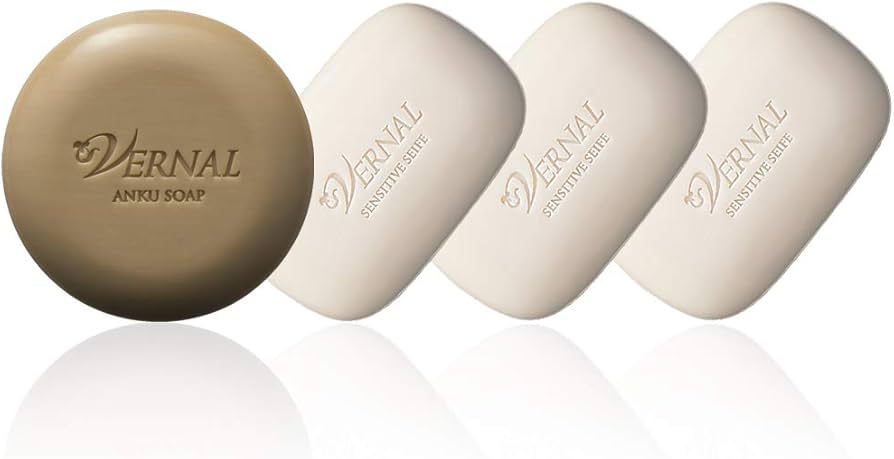 Amazon | ヴァーナル ベーシック石鹸4個セット（アンクソープ110g×1個