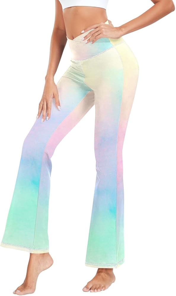 Dallonan Yoga Pants Flare Pants Women Leggings Flared High Waisted