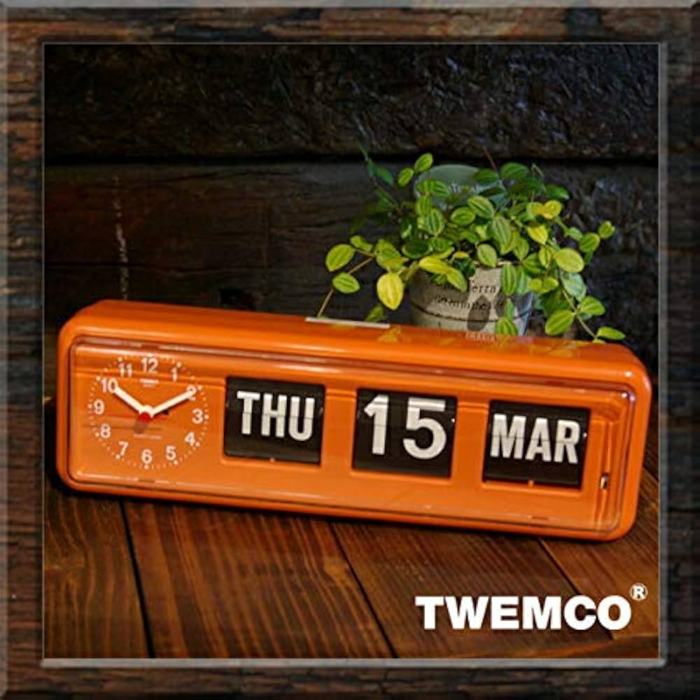 Amazon.co.jp: TWEMCO トゥエンコ デジタルカレンダークロック