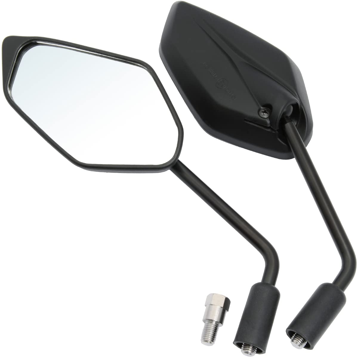 Amazon | BigOne 車検対応 ミラー 左右セット 純正タイプ 黒 汎用 NMAX