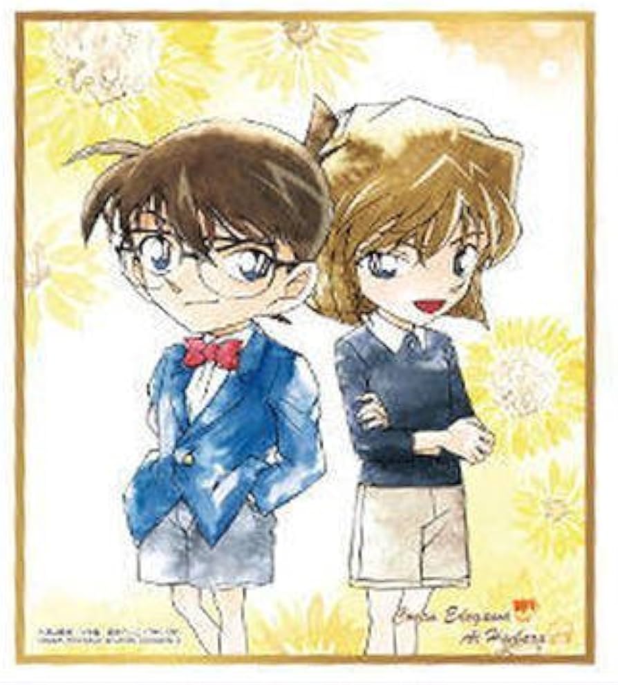 Amazon.co.jp: 名探偵コナン色紙ART ［6.江戸川コナン & 灰原哀］(単品