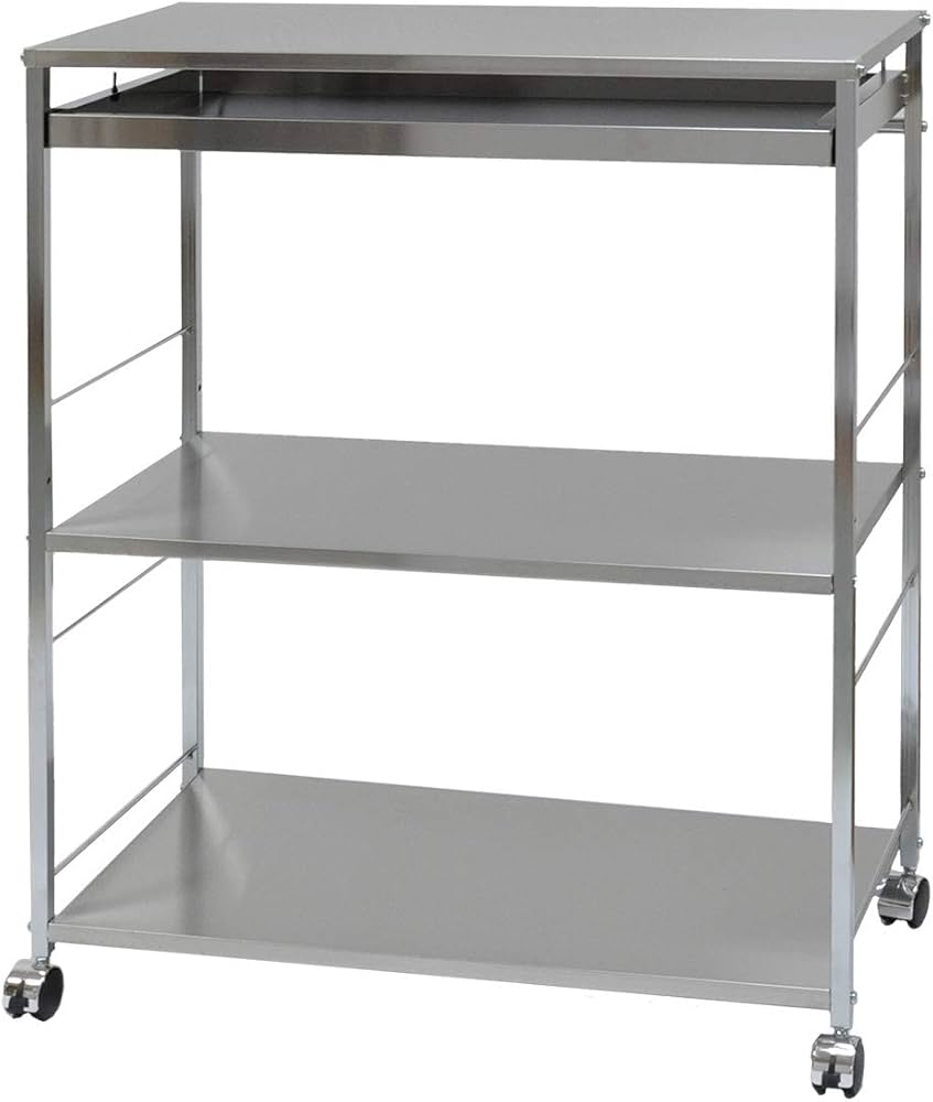 Amazon.co.jp: ステンレス作業台ワゴン引き出し付 (幅73.5cm) : 産業