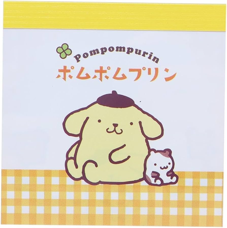 Amazon.co.jp: ポムポムプリン[メモ帳]スクエアミニメモサンリオ