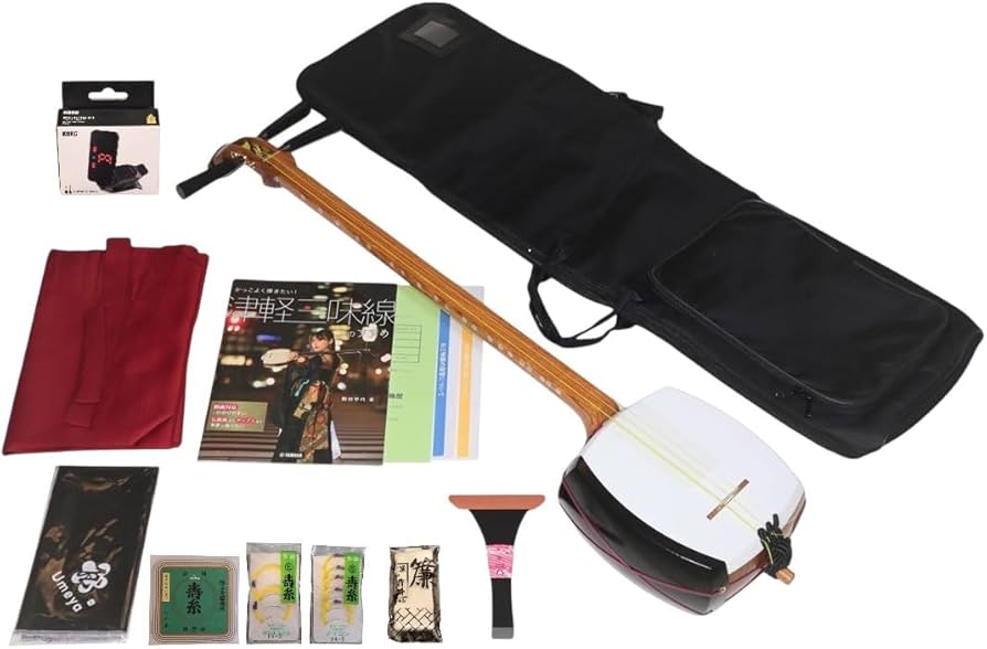 Amazon | 津軽三味線[初心者用]梅屋オリジナルオールインワンセット