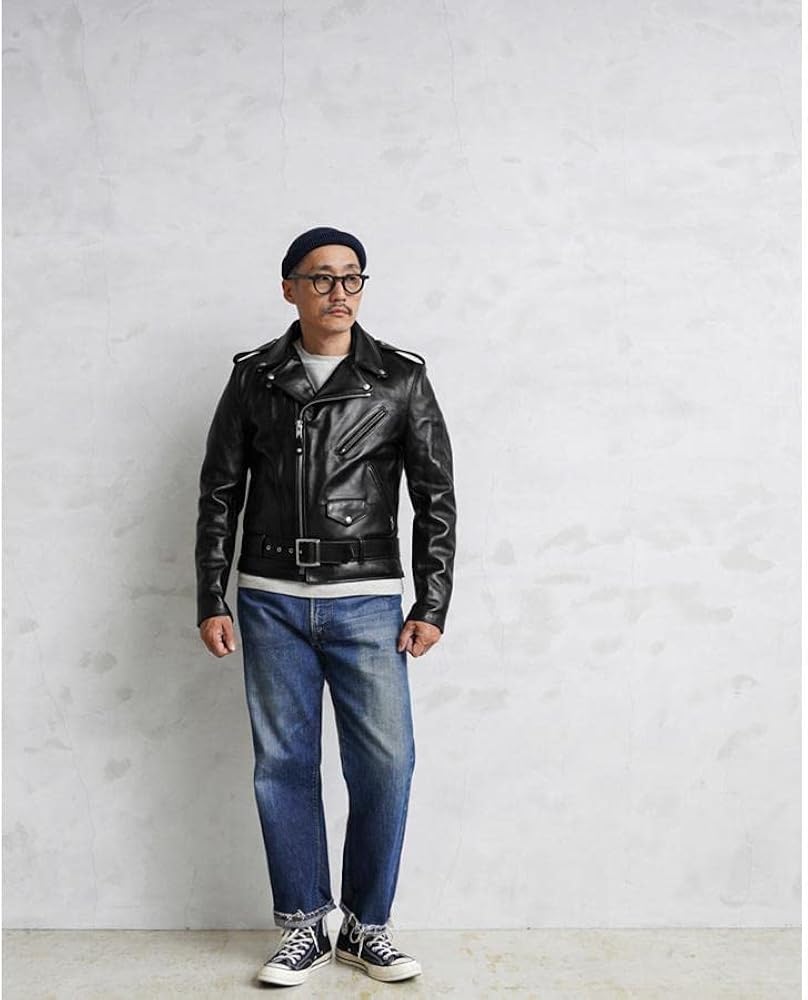 Amazon.co.jp: Schott ショット USA LINE 618HH ホースハイド ダブル