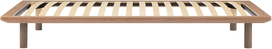 Amazon｜無印良品 木製ベッドフレーム スモールサイズ 幅85.5×奥行202