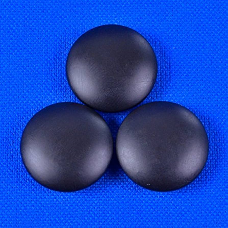 蛤碁石(月印) 那智黒石 32～33号 白180個 + 黒181個 囲碁 蛤碁石(月印