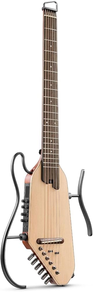 DONNER HUSH I PRO Seyahat Gitar Akustik Elektro Gitar : Amazon.com