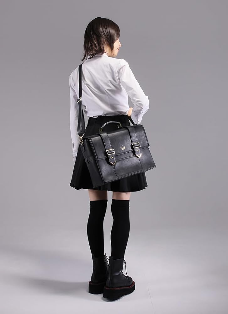 Amazon | [フェイバリット] スクバ風のクラウン2wayショルダーバッグ