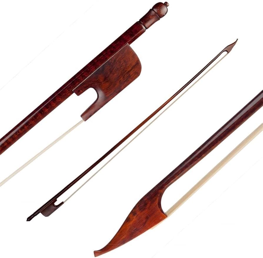 Amazon | 弓 4/4チェロ弓バロック様式Snakewood丸棒Snakewoodカエル