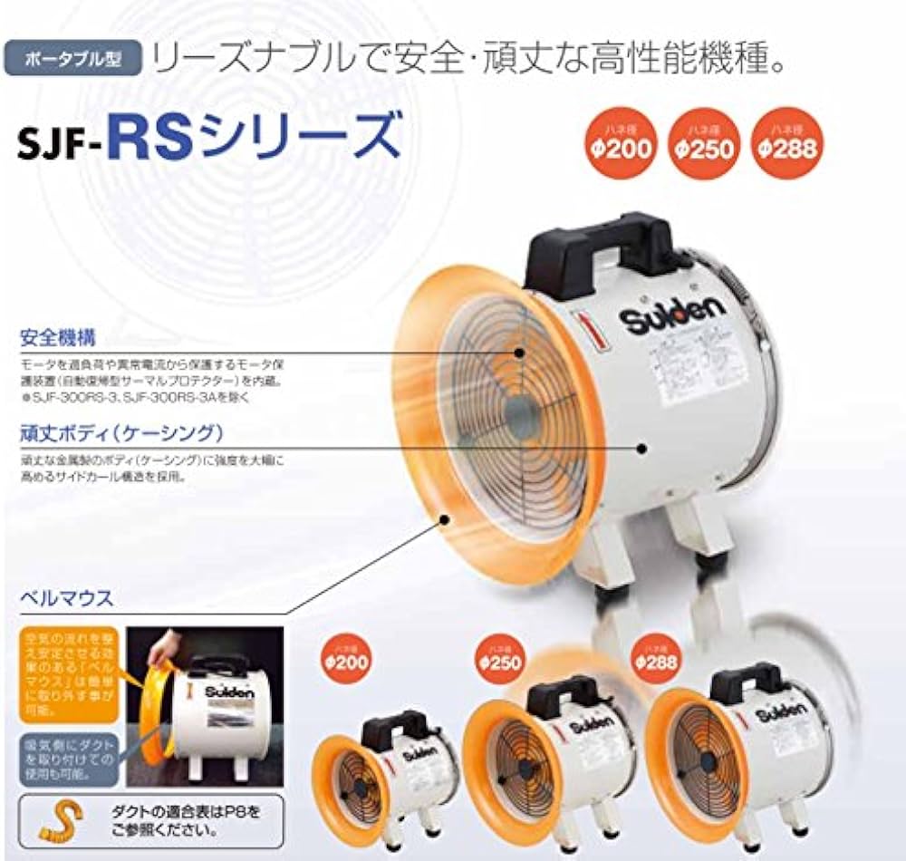 Amazon.co.jp: スイデン(suiden) 送風機 軸流ファンブロワ ハネ300mm