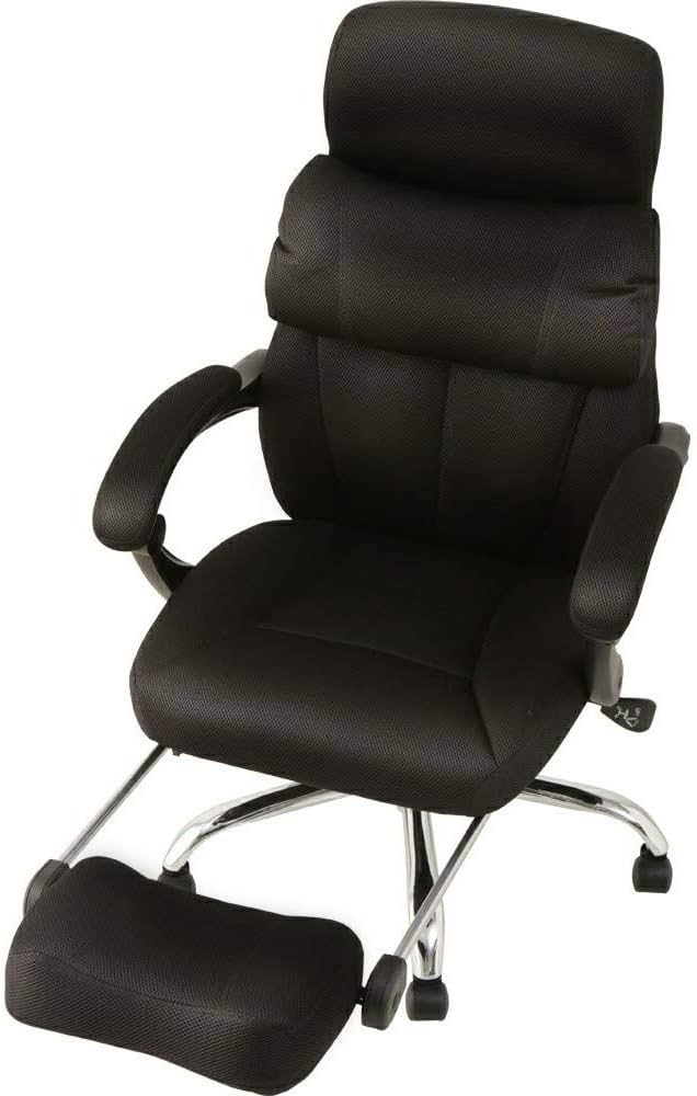 Amazon | アイリスプラザ オフィスチェア ハイバック 無段階