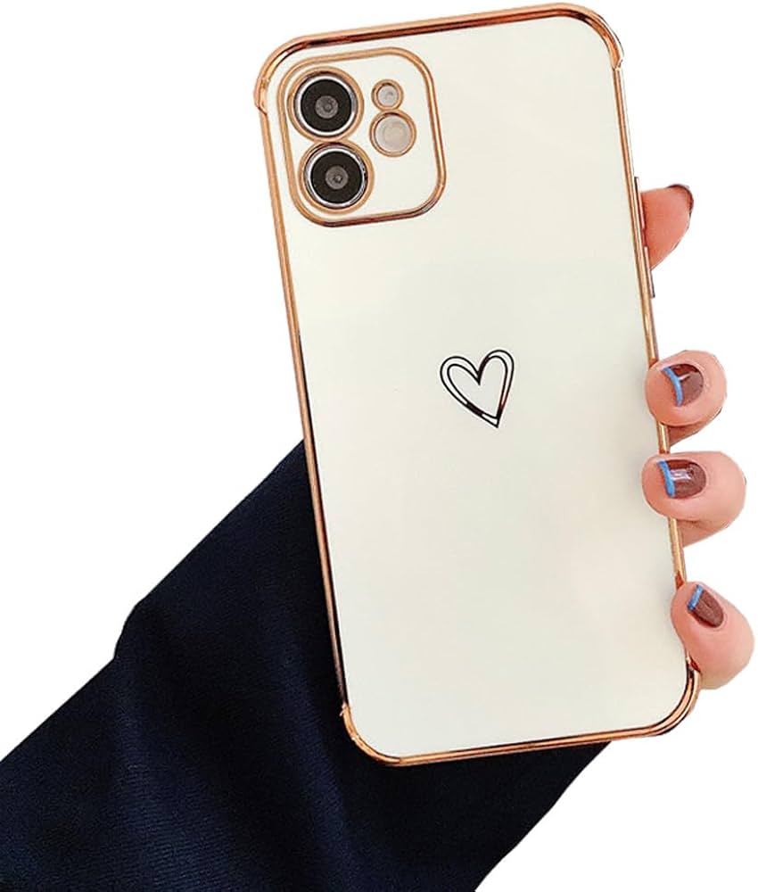 Amazon.co.jp: LUCKCOF ケース For iPhone 14 愛 ハート TPUカバー