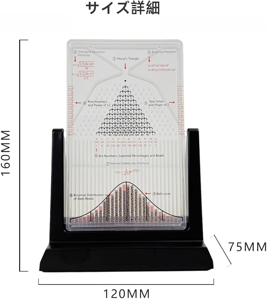 Amazon.co.jp: JoFistダルトンボード、卓上ゴルトンボード、確率の