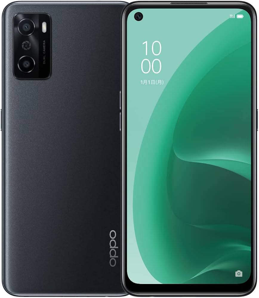 Amazon | OPPO A55s ブラック CPH2309 docomo/au/SoftBank/Rakuten