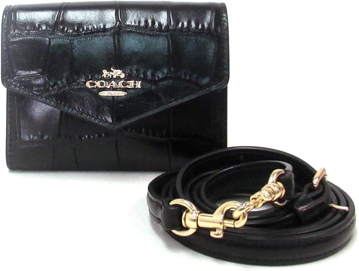 Amazon | [コーチ] 財布 アウトレット レザー クロコダイル ミニ