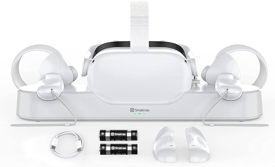 Amazon | Smatree Quest 2用の充電ドック,VRヘッドセットとTouch