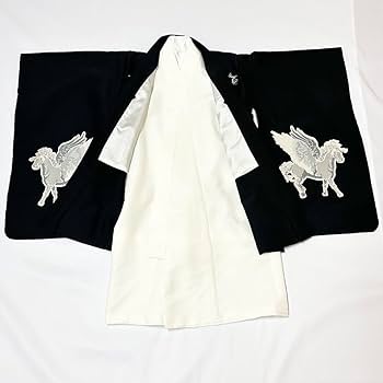 Amazon.co.jp: 81 七五三 5歳 男児 袴 10点セット ペガサス柄 益若