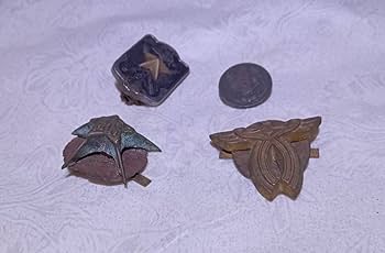 Amazon | バッジ 4個 セット 微章 勲章 記章 階級章 メダル 帝国在郷