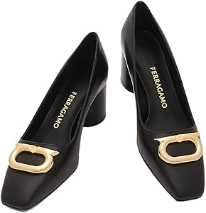 Amazon | [Salvatore Ferragamo] [フェラガモ] パンプス ブラック