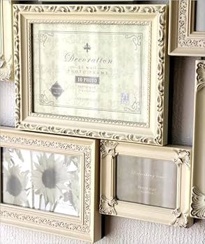 Amazon.co.jp: フォトフレーム 壁掛け 多面 おしゃれ アンティーク