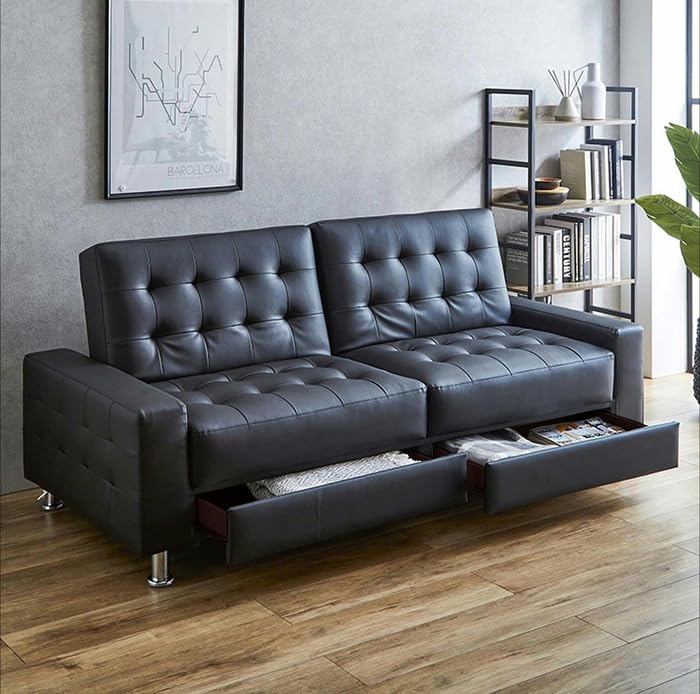 Amazon｜ソファーベッド ソファベッド ソファーベット ダブル 収納付き