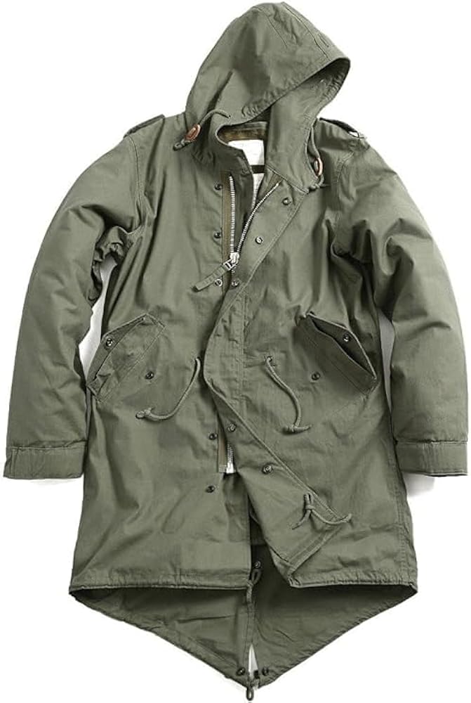 Amazon | [ヒューストン] WAIPER別注 M-51パーカ モッズコート NARROW