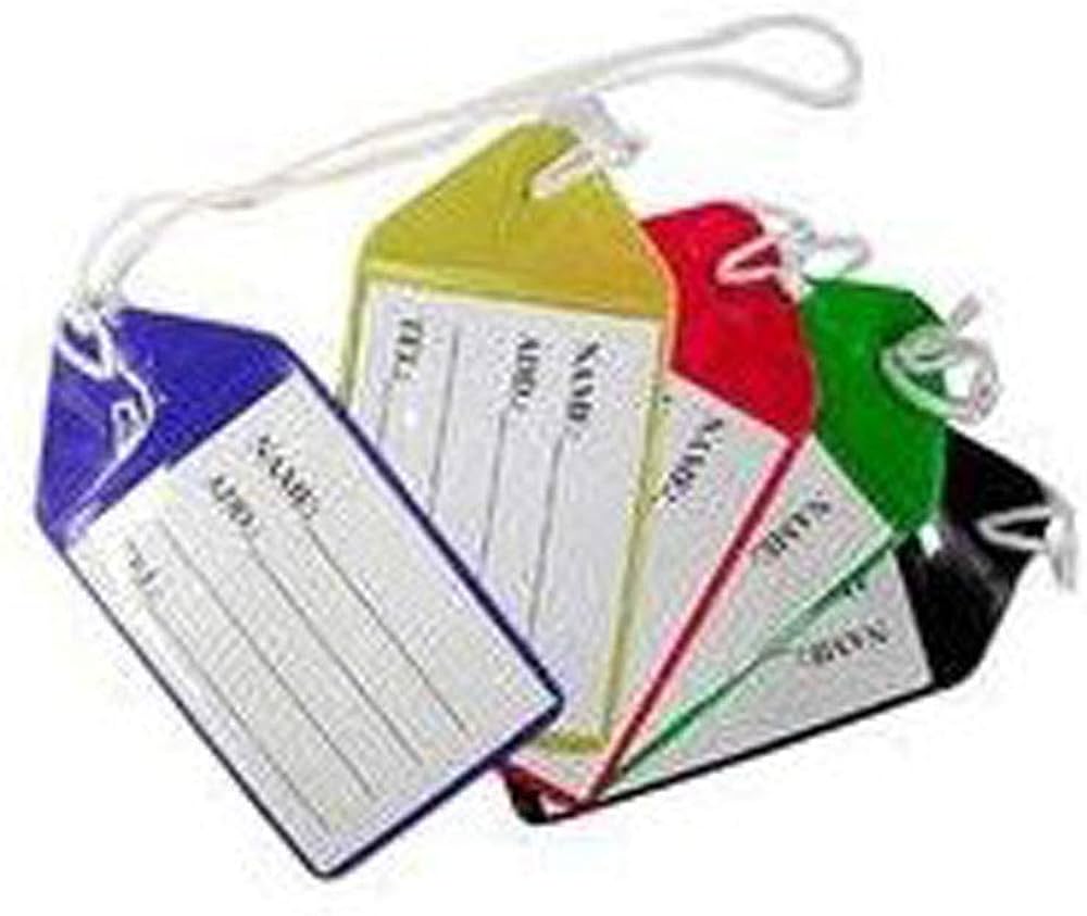 Amazon.co.jp: セイワプロ カラフル ビニールネームタグ 5枚入 (1袋