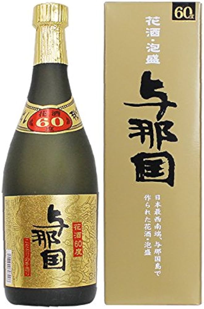 Amazon.co.jp: 泡盛 花酒 与那国 60度 720ml/(名)崎元酒造所 : 食品