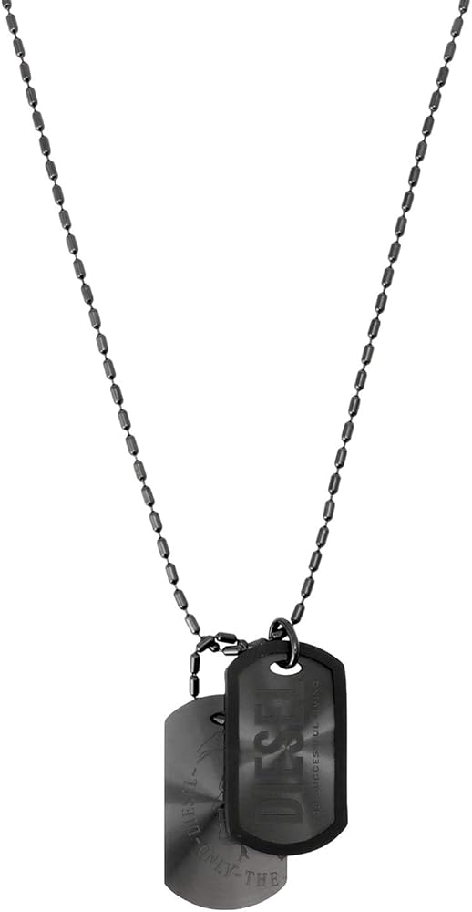 Amazon | [ディーゼル] DIESEL ダブルプレート ドッグタグ ステンレス