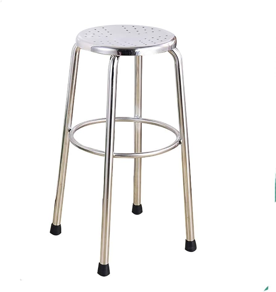 Amazon｜ステンレススチール製スツール、カウンターチェア、ハイ