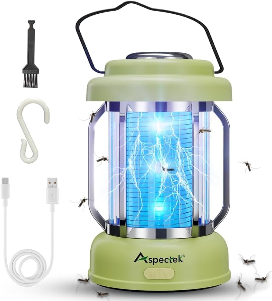 Amazon.com : ASPECTEK Waterproof Bug Zapper Lantern – Portable