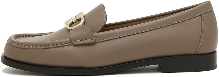 Amazon | [フェラガモ]ローファー ガンチーニ 5サイズ モカシン グレー