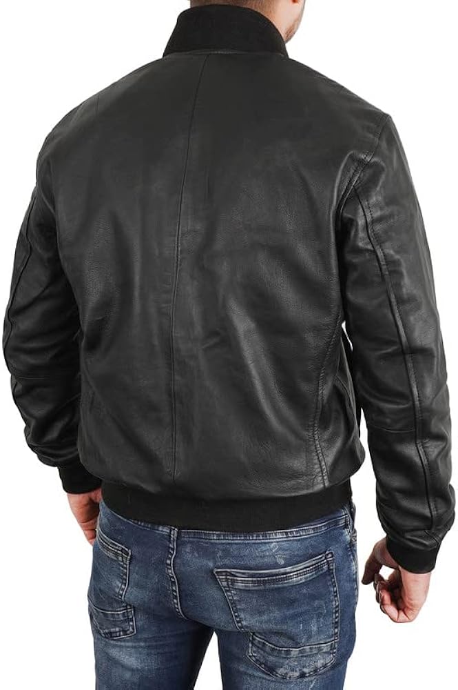 UGFashions Ma1 Bomber Jacket – Black Army Tactical Fight Field