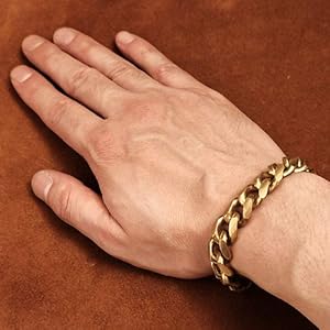 Amazon | 真鍮 喜平チェーン ブレスレット（Lサイズ）ブラス カニカン