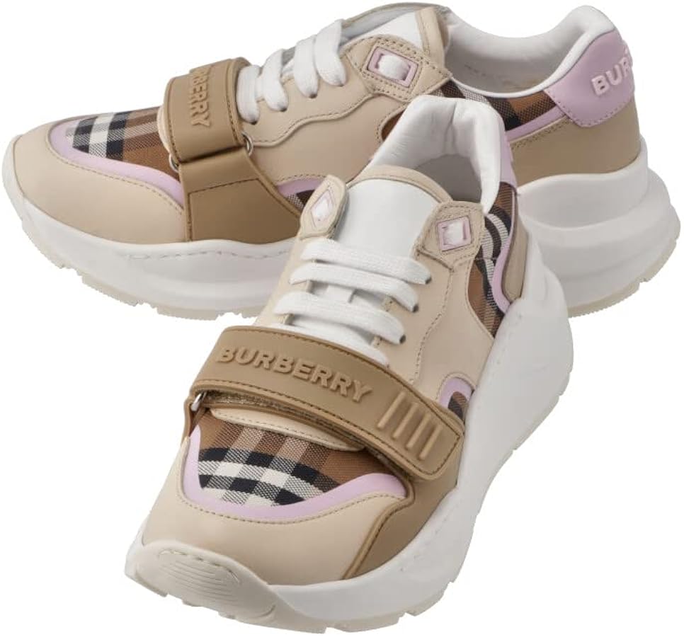 Amazon | [BURBERRY] バーバリー スニーカー チェックコットン