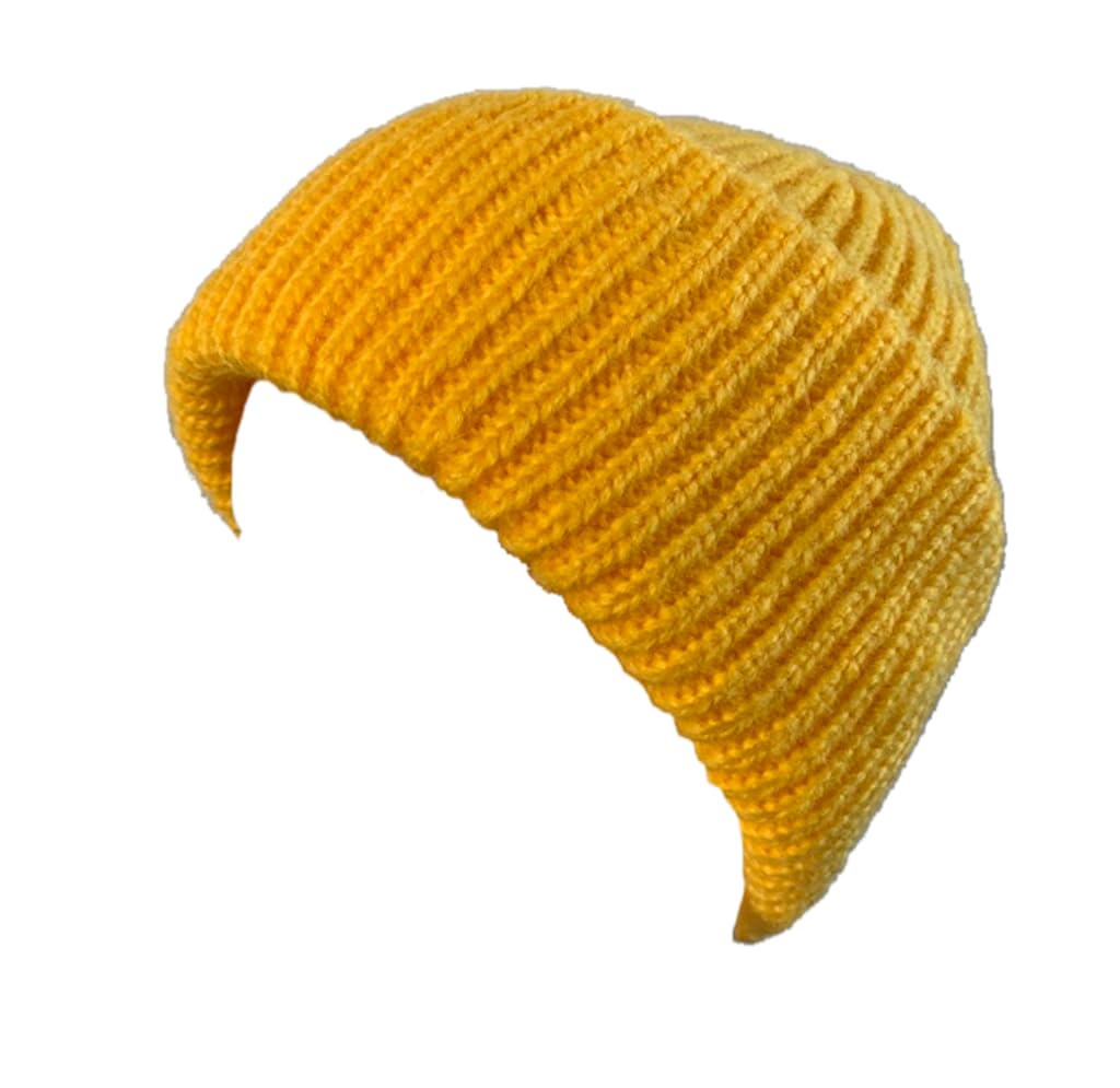 Amazon | no brand(カラー : マスタード) 帽子 ショートワッチ