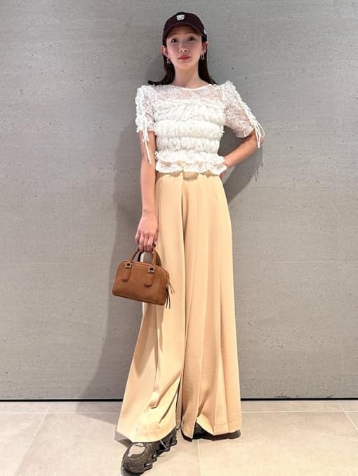 Amazon | [スナイデル] スーパーワイドタックパンツ SWFP251219