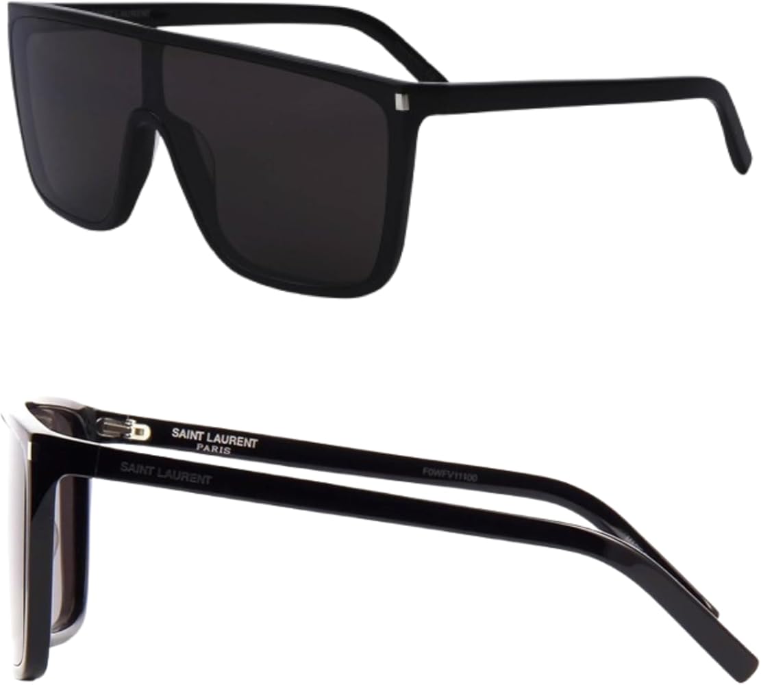 Amazon.com: SAINT LAURENT SL 364 Mask Ace Classic Shape Sunglasses
