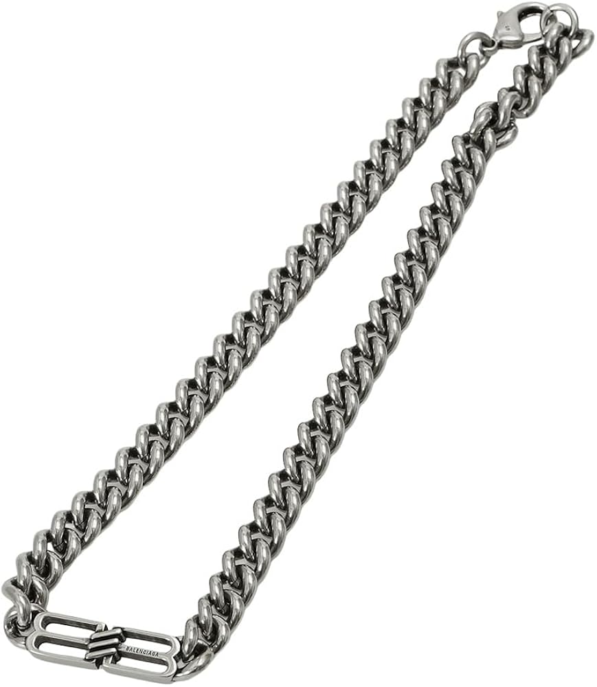 Amazon | [バレンシアガ] ネックレス メンズ アクセサリー BB ICON
