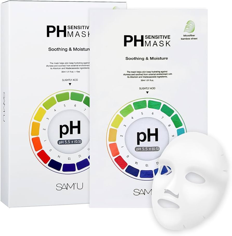 Amazon.co.jp: SAM'U(サミュ) PHセンシティブマスク 10枚入り フェイス
