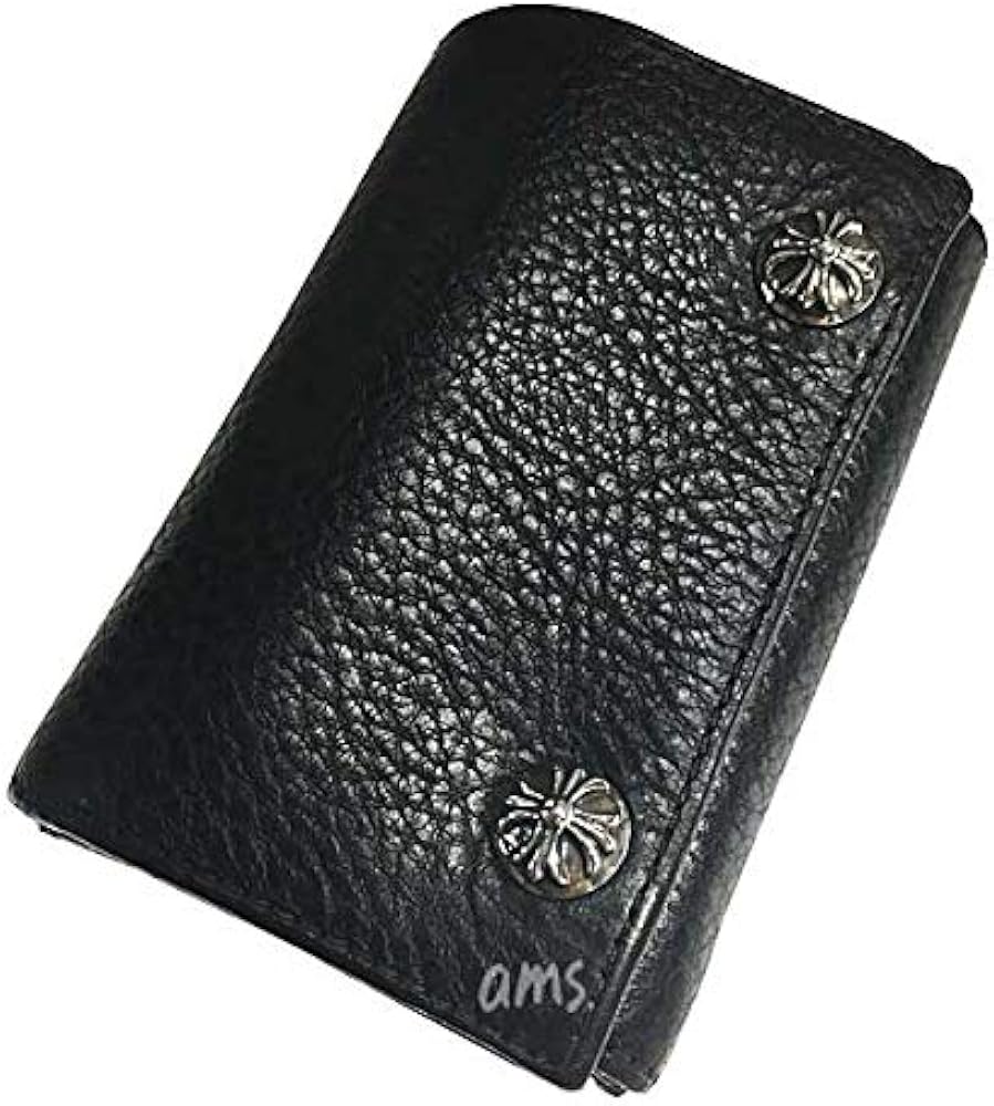 Amazon | [クロムハーツ] 3フォールド クロスボタンブラック ヘビー