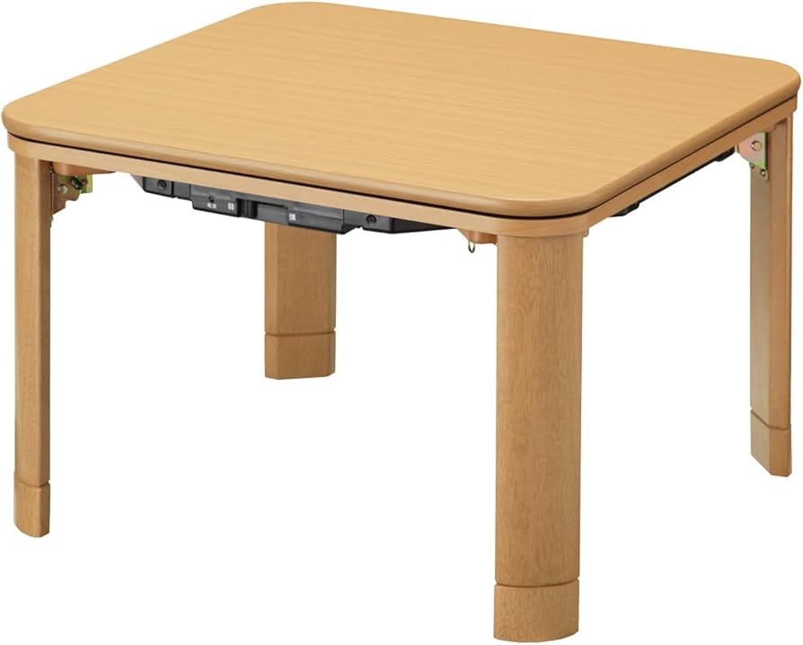 Amazon | フラットヒーター折れ脚こたつ フラットモリス 60x60cm