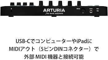 Amazon | ARTURIA MIDI キーボード コントローラー MiniLab 3 BK