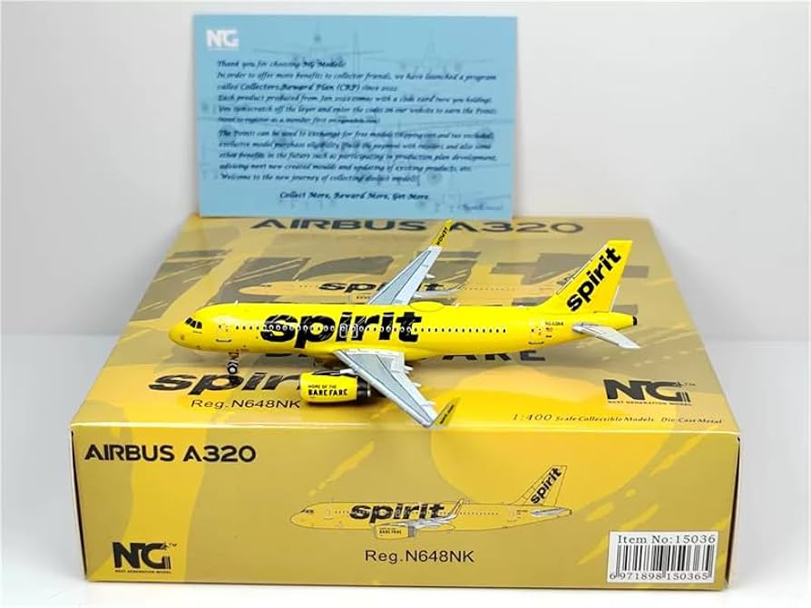 Amazon.com: ACE HOBBY for NG Models for Spirit Airlines for Airbus