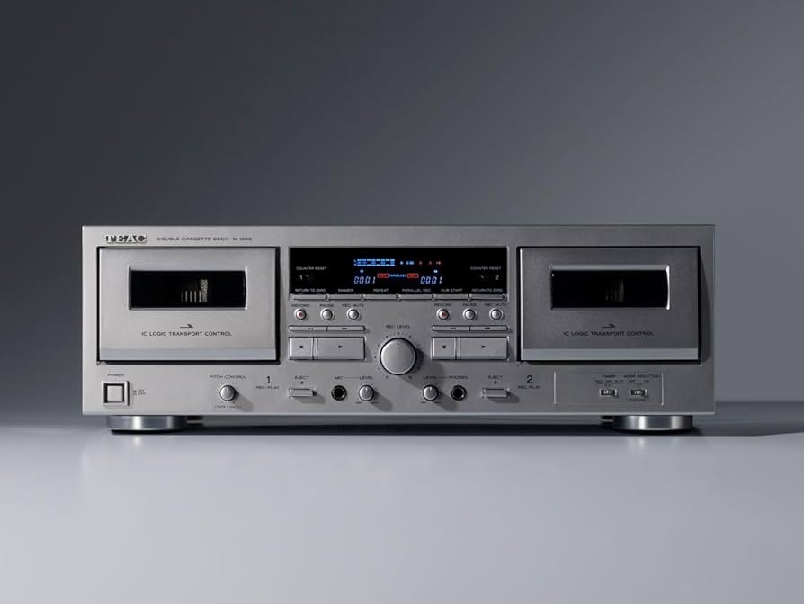 Amazon | TEAC ダブルカセットデッキ W-1200(S) | ティアック(Teac