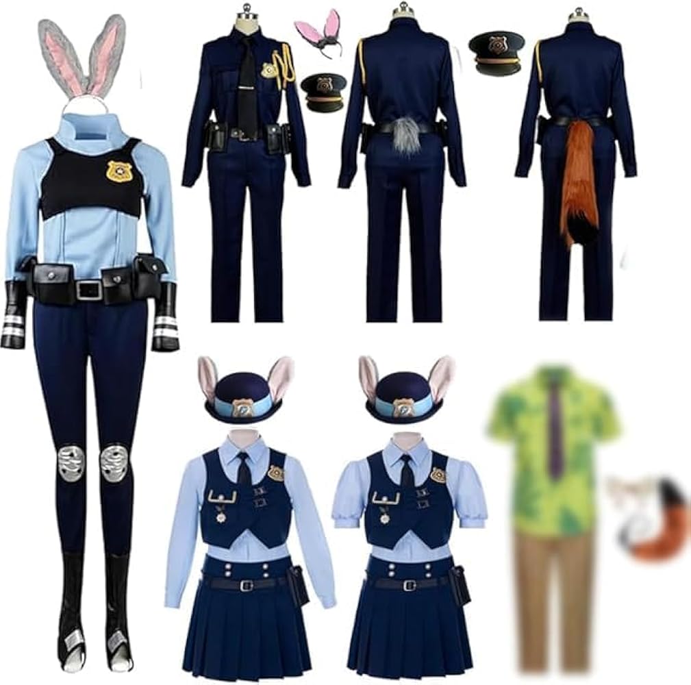 Amazon.co.jp: [LAKIcos]ニックワイルドコスプレ衣装 警察服 ジュディ
