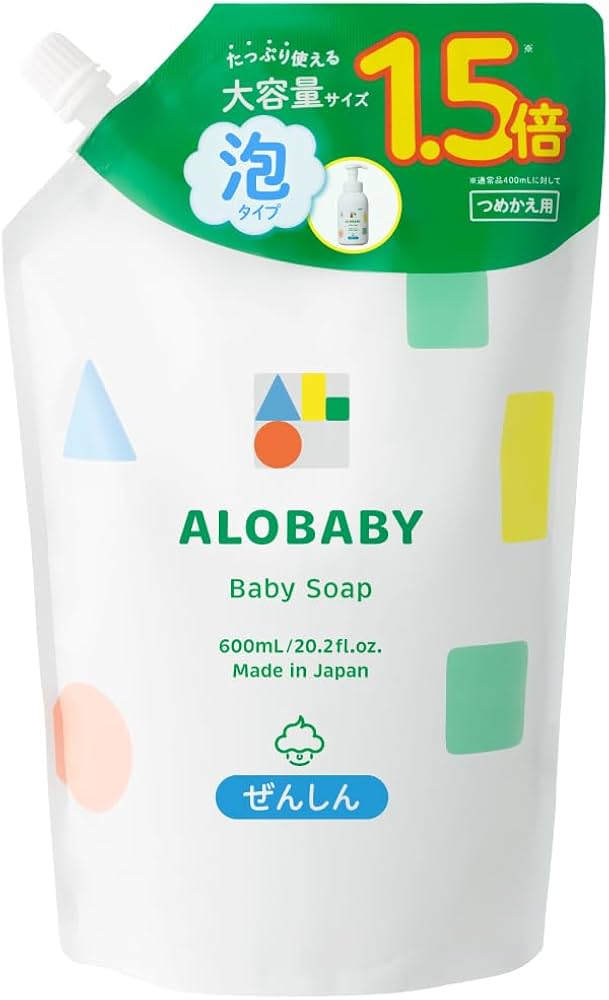 Amazon.co.jp: ベビーソープ アロベビー 600ml シャンプー ボディ