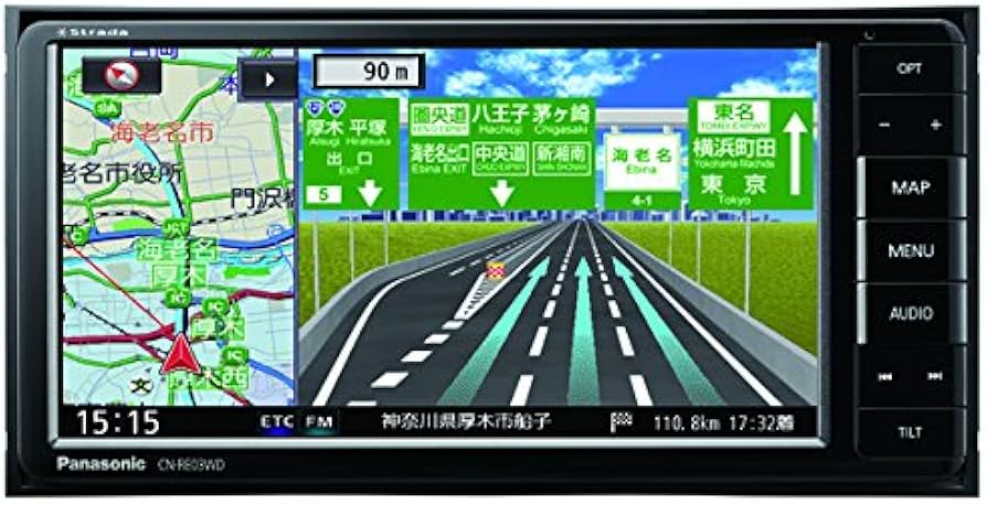 Amazon.co.jp: Panasonic Car Navigation System Strada CN-RE03WD