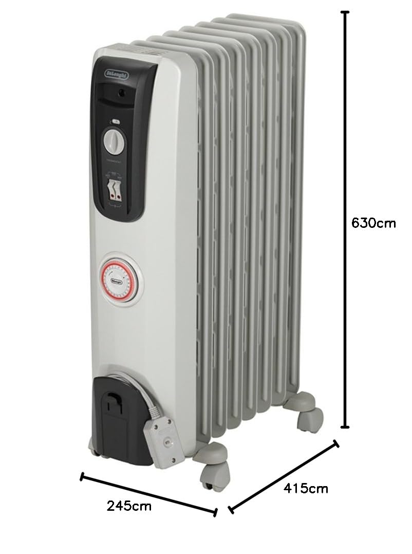 Amazon | デロンギ オイルヒーター サーマルカットフィン 【8~10畳用